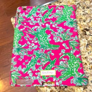 Lilly Pulitzer Alligator Green Pink iPad 2 Tablet Case Cover